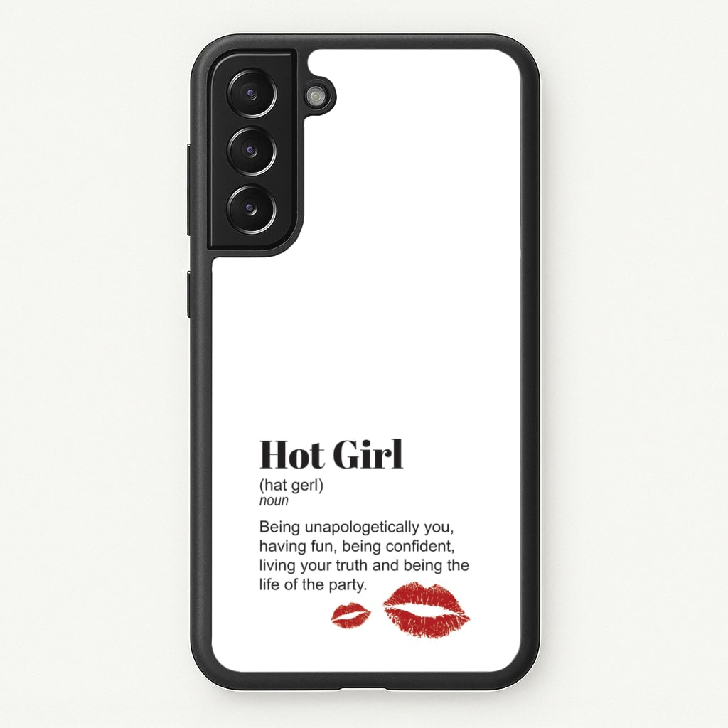 Hot Girl Dictionary Definition - Hot Girl Summer Phone Case for Galaxy S21FE