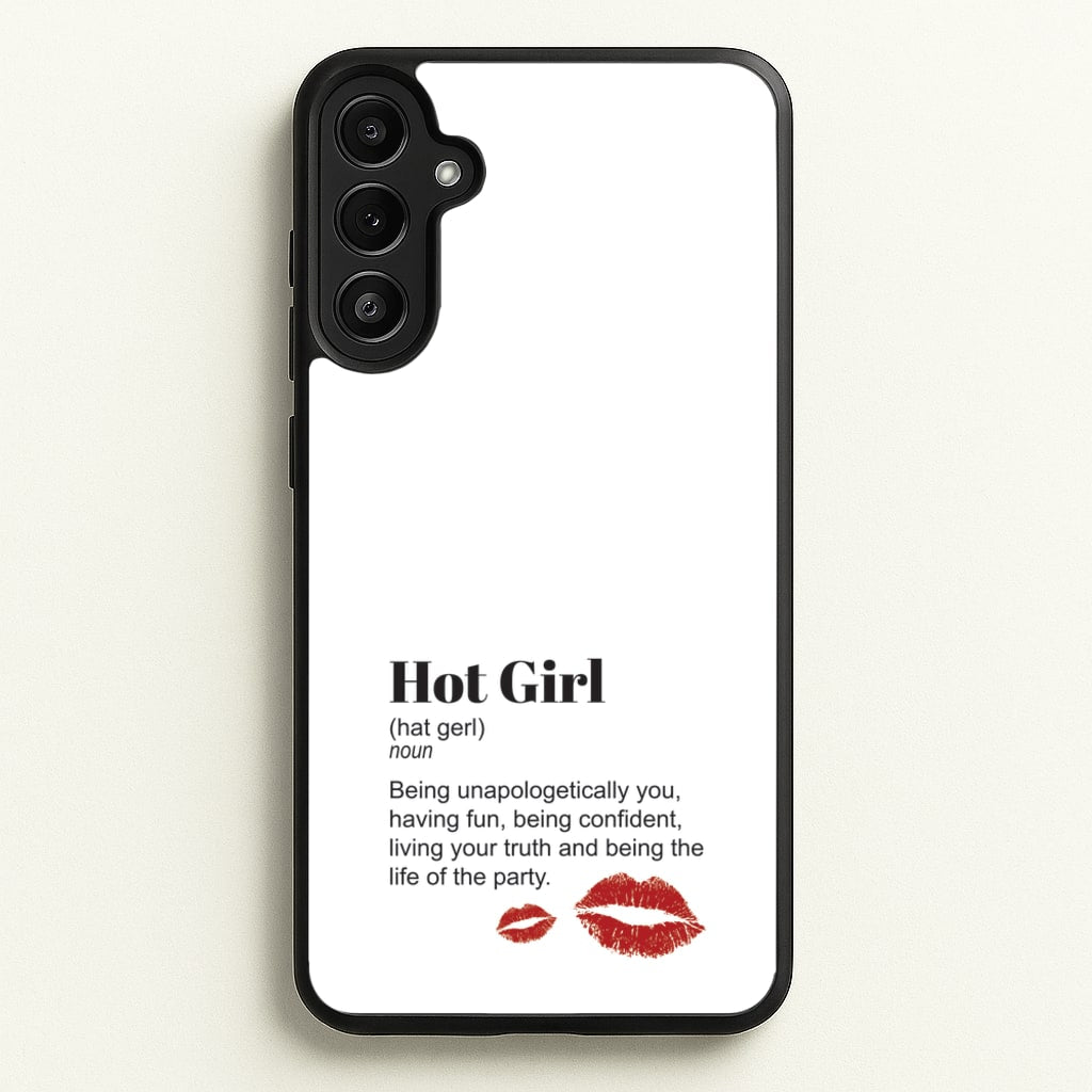 Hot Girl Dictionary Definition - Hot Girl Summer Phone Case for Galaxy A34