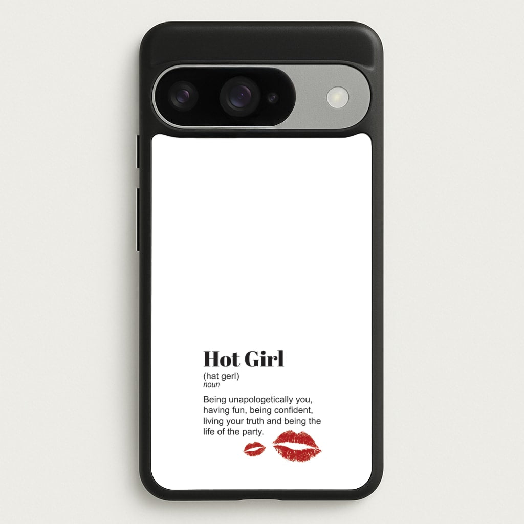 Hot Girl Dictionary Definition Phone Case for Google Pixel 10 / 10 Pro