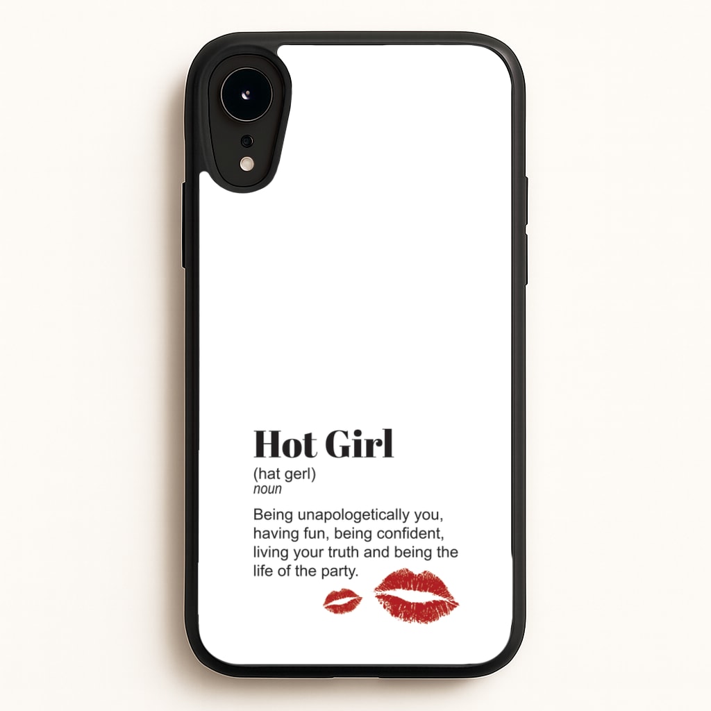 Hot Girl Dictionary Definition - Hot Girl Summer Phone Case for iPhone XR