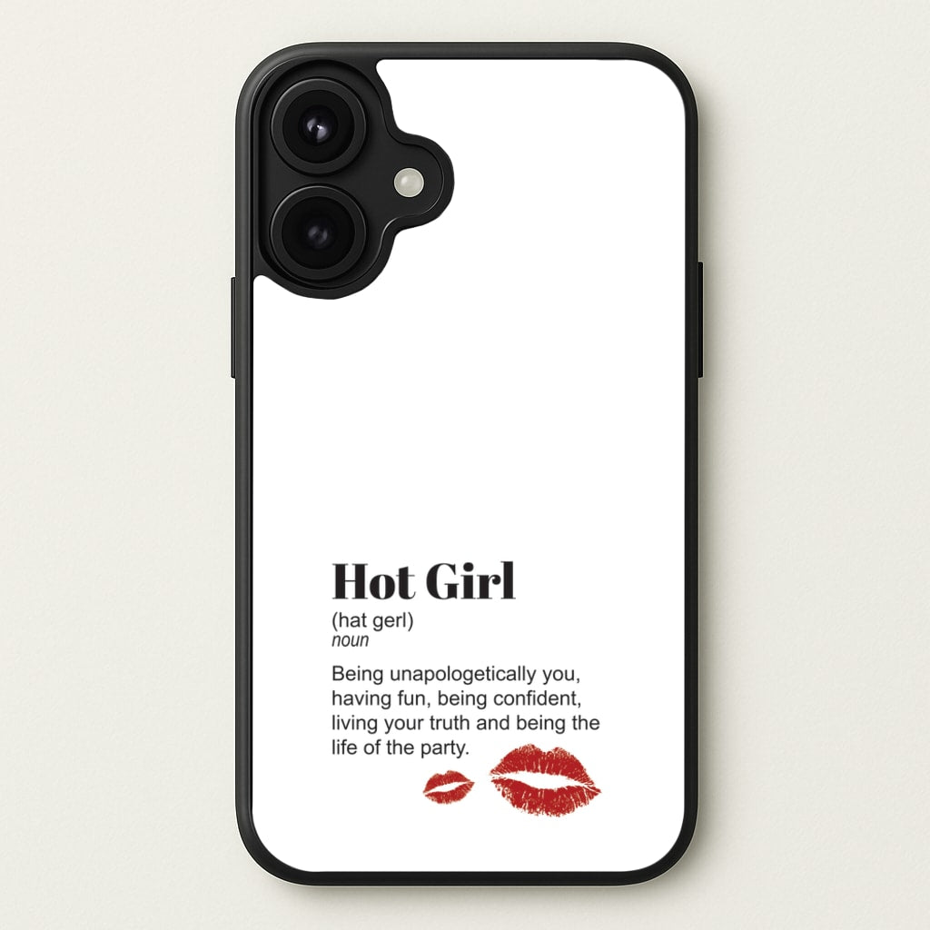 Hot Girl Dictionary Definition Phone Case for iPhone 17