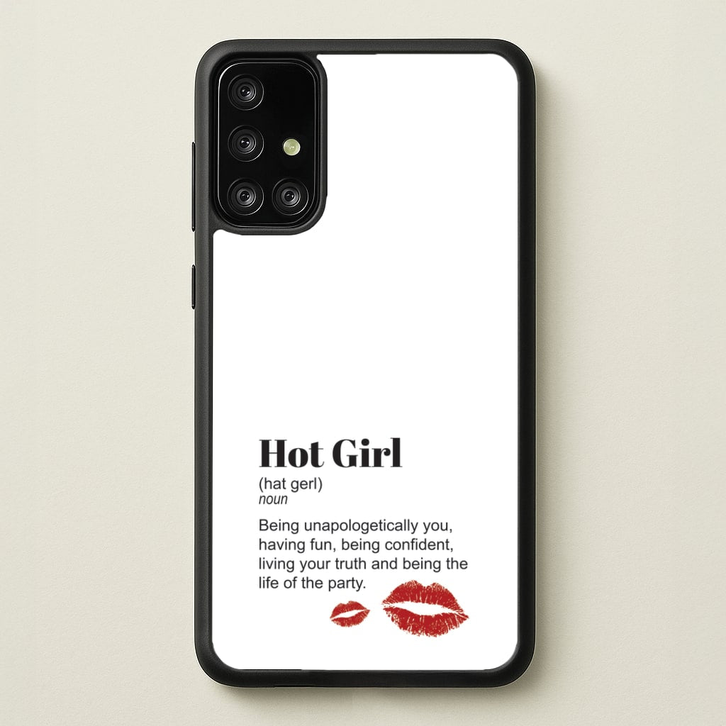 Hot Girl Dictionary Definition - Hot Girl Summer Phone Case for Galaxy A71