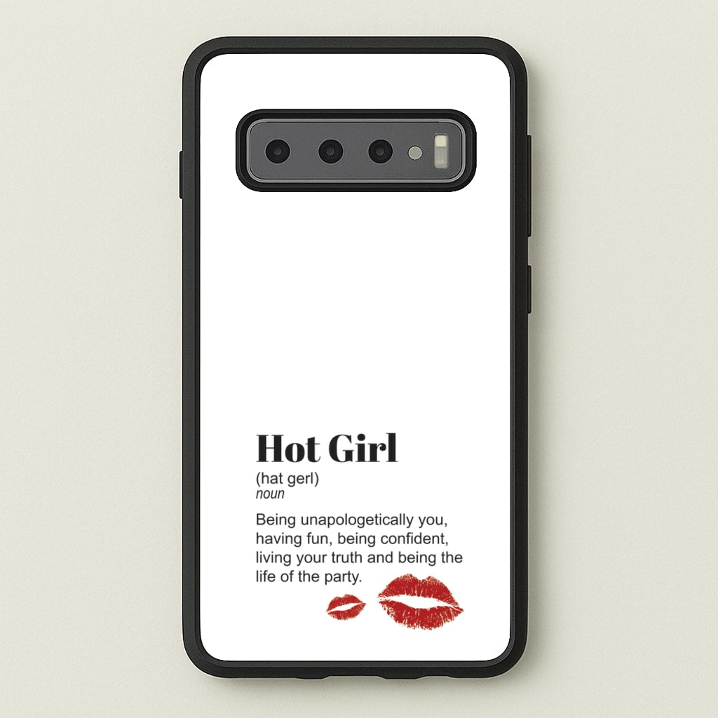Hot Girl Dictionary Definition - Hot Girl Summer Phone Case for Galaxy S10
