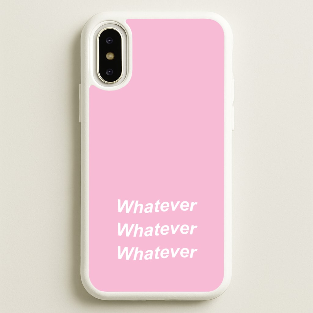 Whatever, Whatever, Whatever - Hot Girl Summer Phone Case for iPhone X / XS