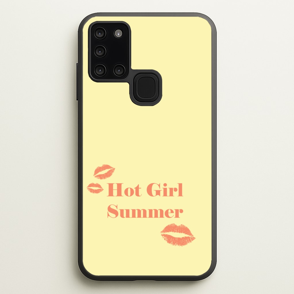 Hot Girl Summer Kisses - Hot Girl Summer Phone Case for Galaxy A21s
