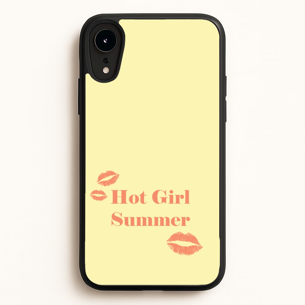 Hot Girl Summer Kisses  - Hot Girl Summer Phone Case for iPhone XR
