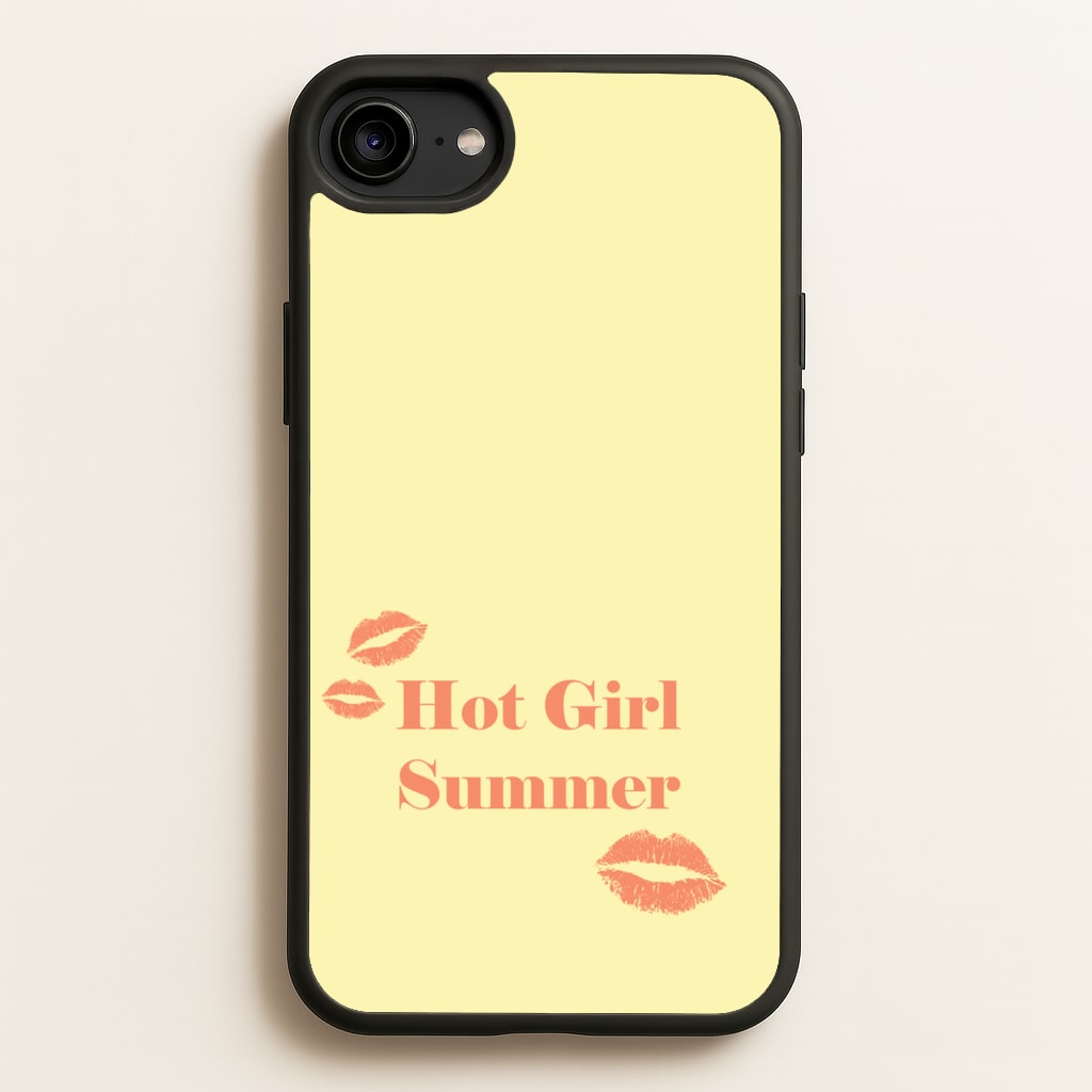 Hot Girl Summer Kisses - Hot Girl Summer Phone Case for iPhone 6 / 7 / 8 / SE