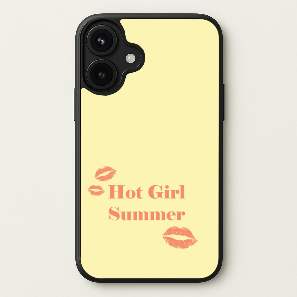 Hot Girl Summer Kisses Phone Case for iPhone 17