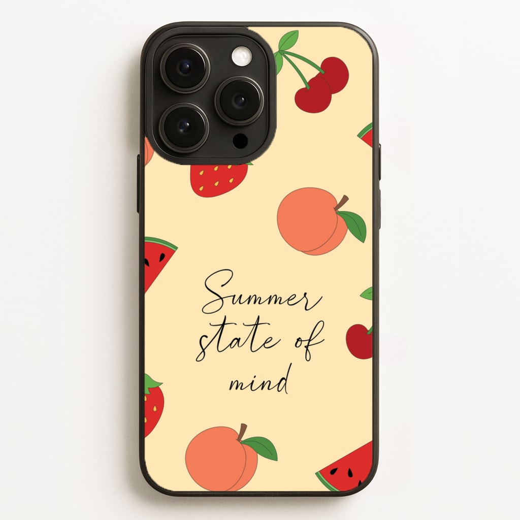 Summer State Of Mind Fruits Pattern - Hot Girl Summer Phone Case for iPhone 16 Pro Max