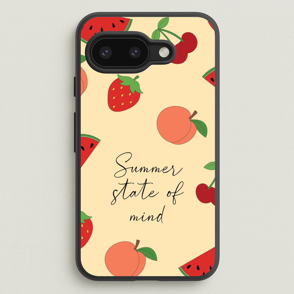 Summer State Of Mind Fruits Pattern - Hot Girl Summer Phone Case for Google Pixel 9a
