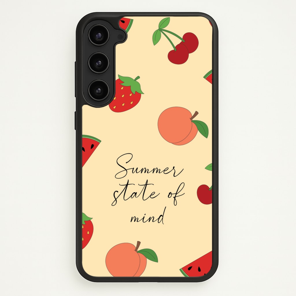 Summer State Of Mind Fruits Pattern - Hot Girl Summer Phone Case for Galaxy S23