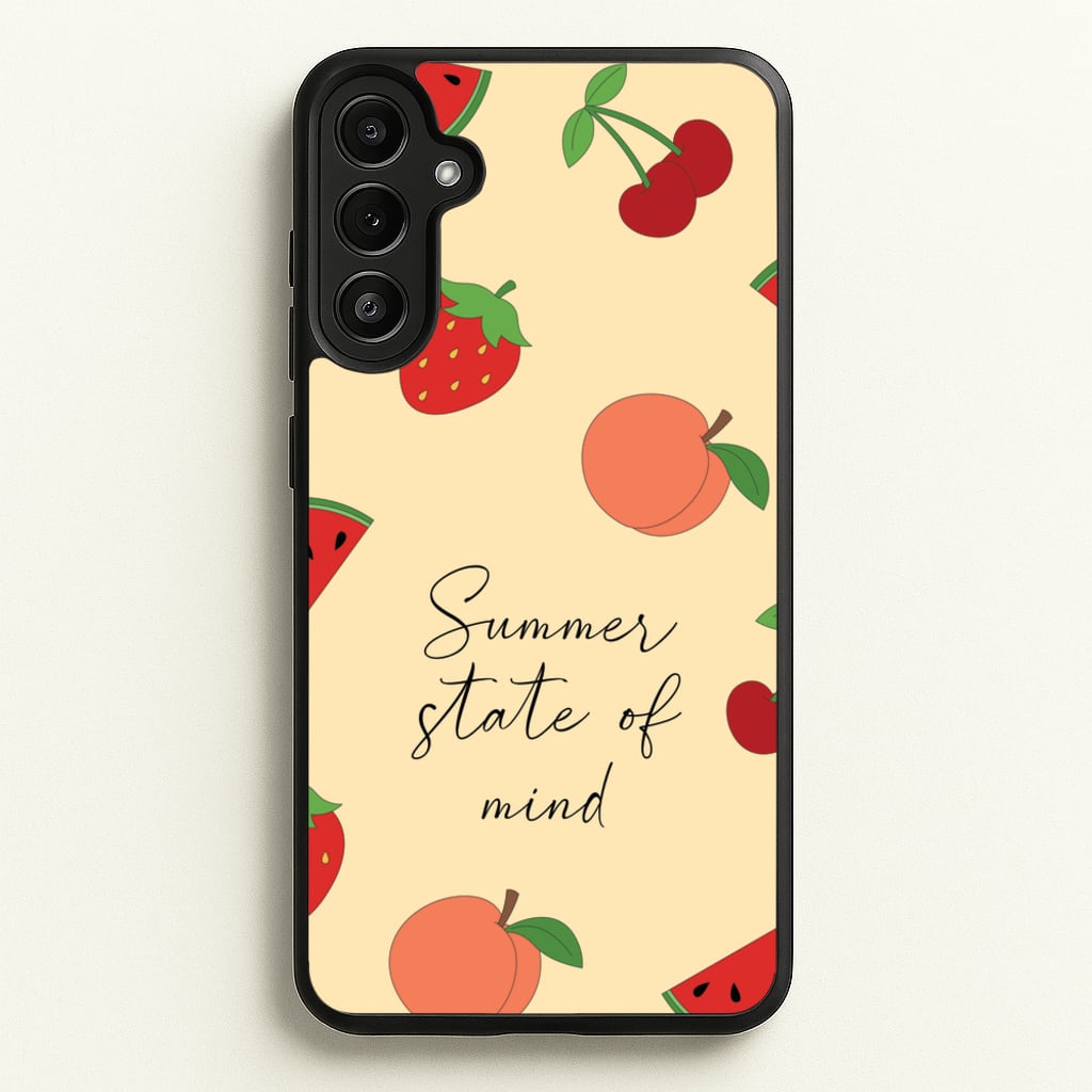 Summer State Of Mind Fruits Pattern - Hot Girl Summer Phone Case for Galaxy A36