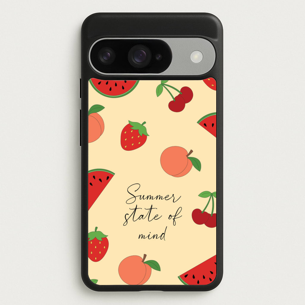 Summer State Of Mind Fruits Pattern Phone Case for Google Pixel 10 / 10 Pro