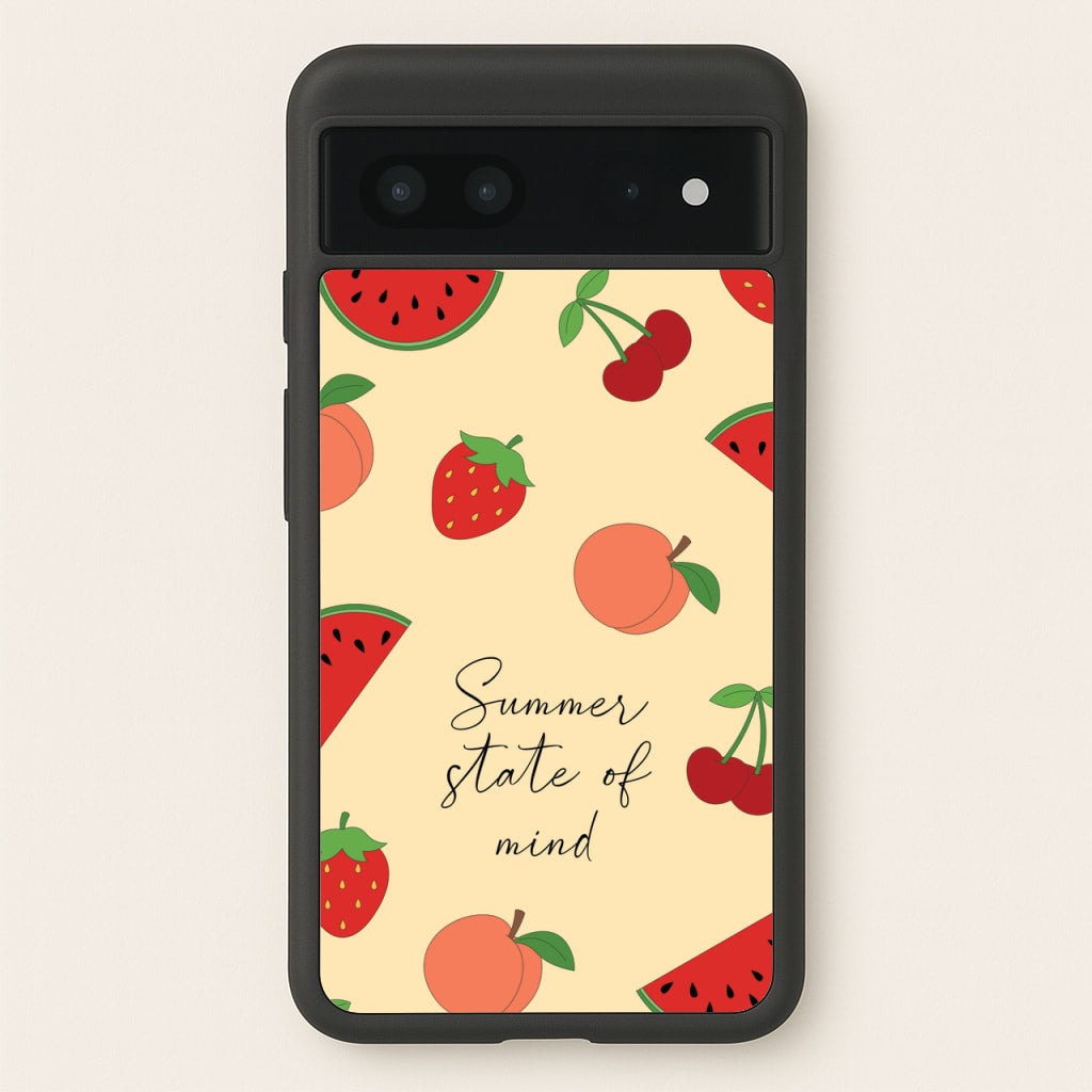 Summer State Of Mind Fruits Pattern - Hot Girl Summer Phone Case for Google Pixel 7
