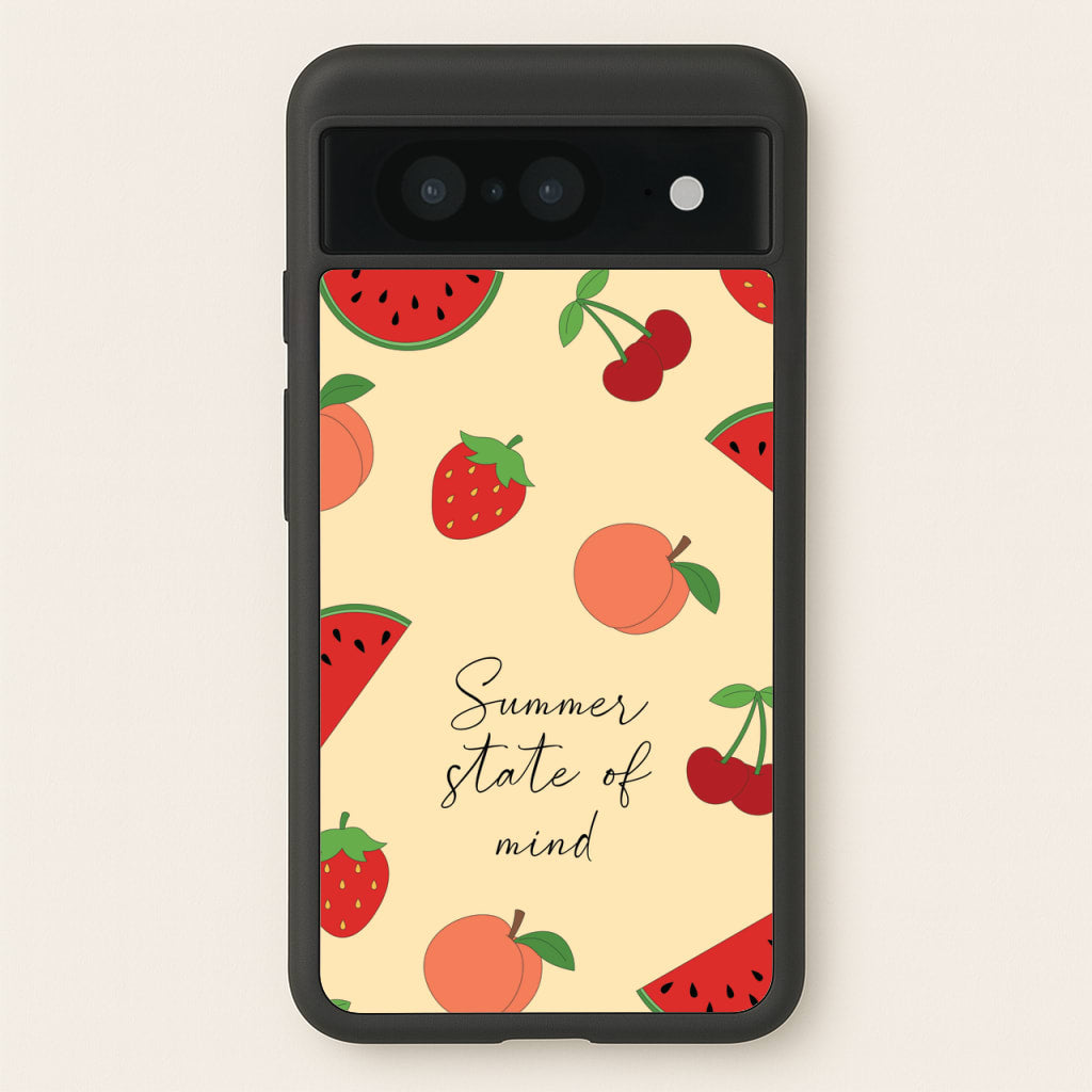 Summer State Of Mind Fruits Pattern - Hot Girl Summer Phone Case for Google Pixel 8