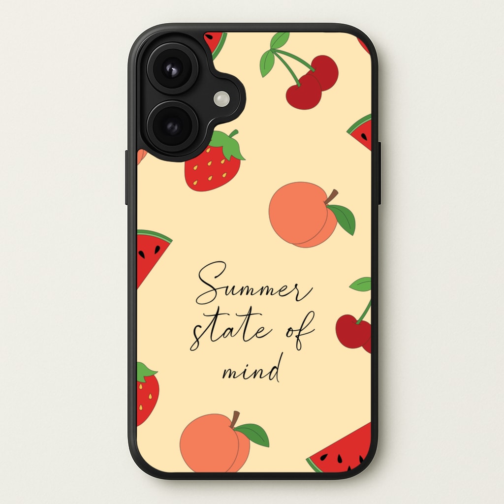 Summer State Of Mind Fruits Pattern Phone Case for iPhone 17