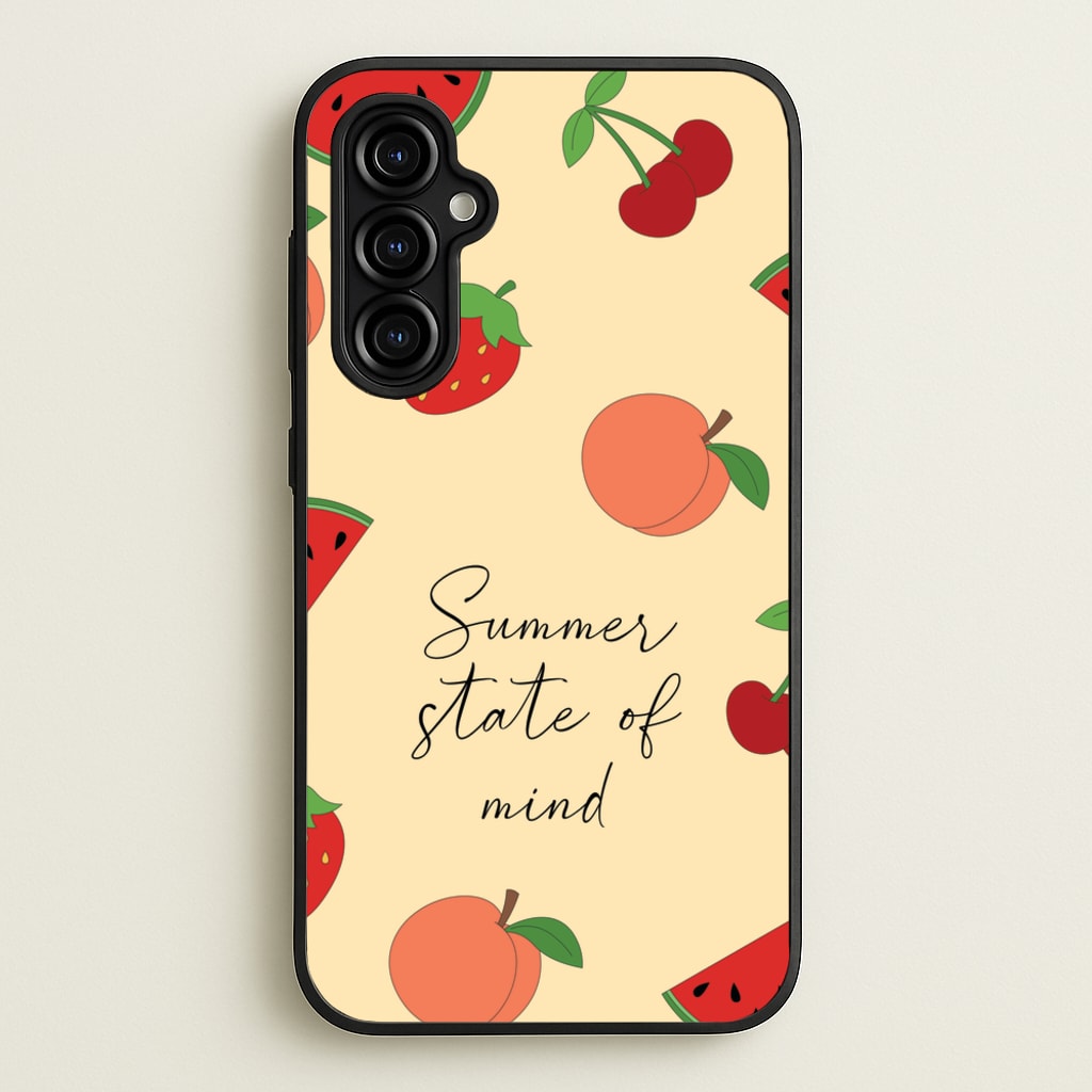 Summer State Of Mind Fruits Pattern - Hot Girl Summer Phone Case for Galaxy A54