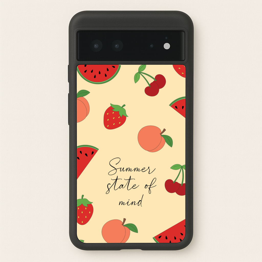 Summer State Of Mind Fruits Pattern - Hot Girl Summer Phone Case for Google Pixel 6