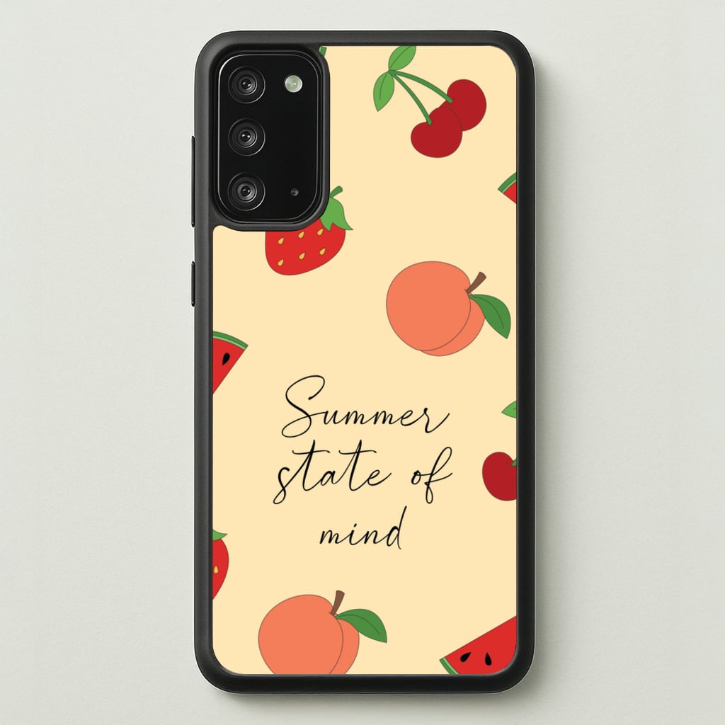 Summer State Of Mind Fruits Pattern - Hot Girl Summer Phone Case for Galaxy Note 20