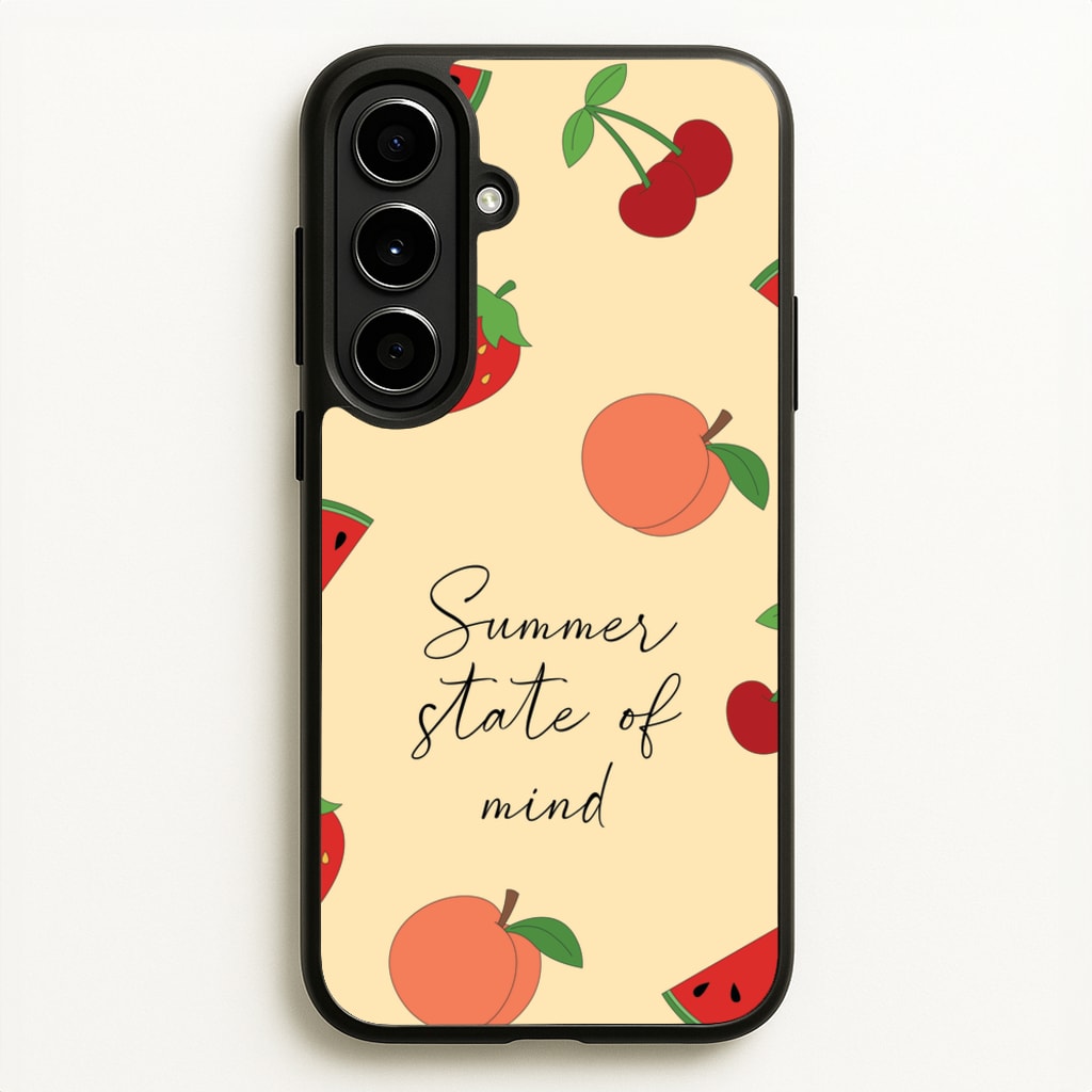 Summer State Of Mind Fruits Pattern - Hot Girl Summer Phone Case for Galaxy A56