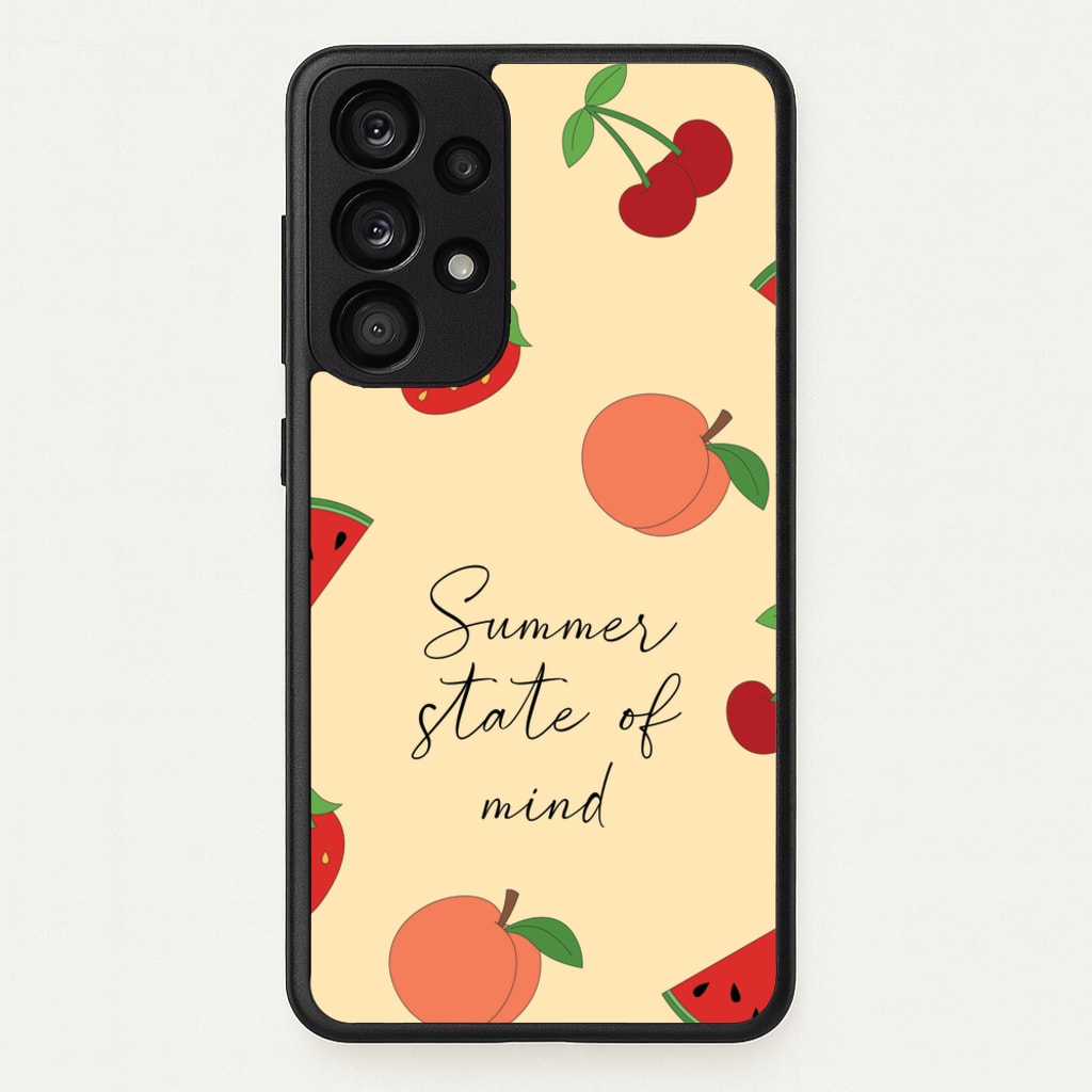 Summer State Of Mind Fruits Pattern - Hot Girl Summer Phone Case for Galaxy A33