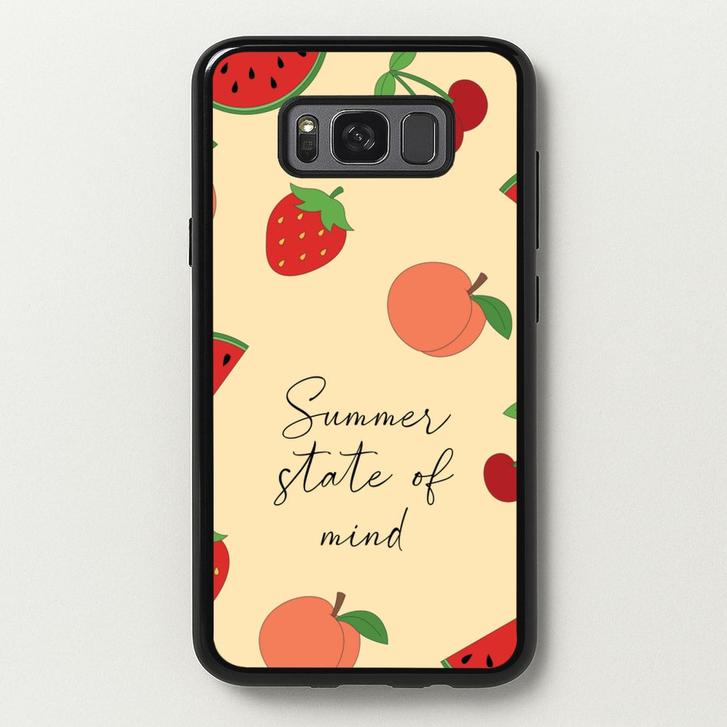Summer State Of Mind Fruits Pattern - Hot Girl Summer Phone Case for Galaxy S8 Plus