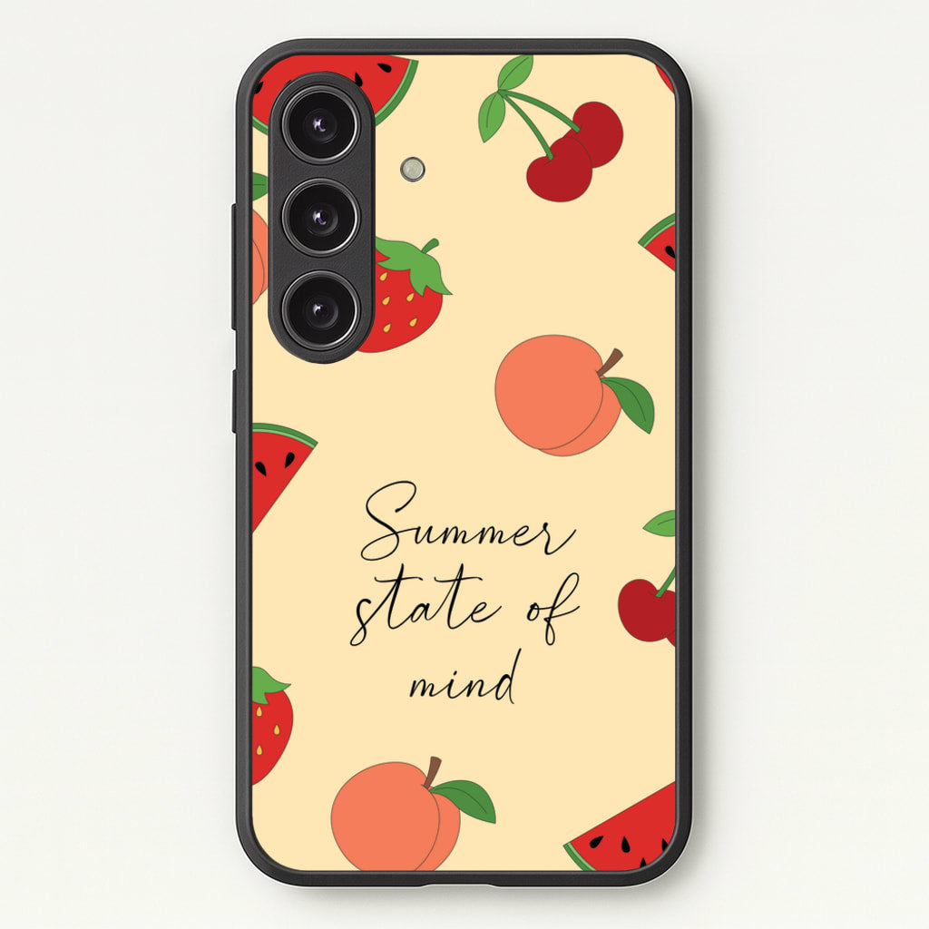 Summer State Of Mind Fruits Pattern - Hot Girl Summer Phone Case for Galaxy S24 Plus