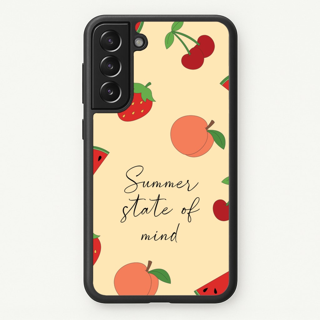 Summer State Of Mind Fruits Pattern - Hot Girl Summer Phone Case for Galaxy S22