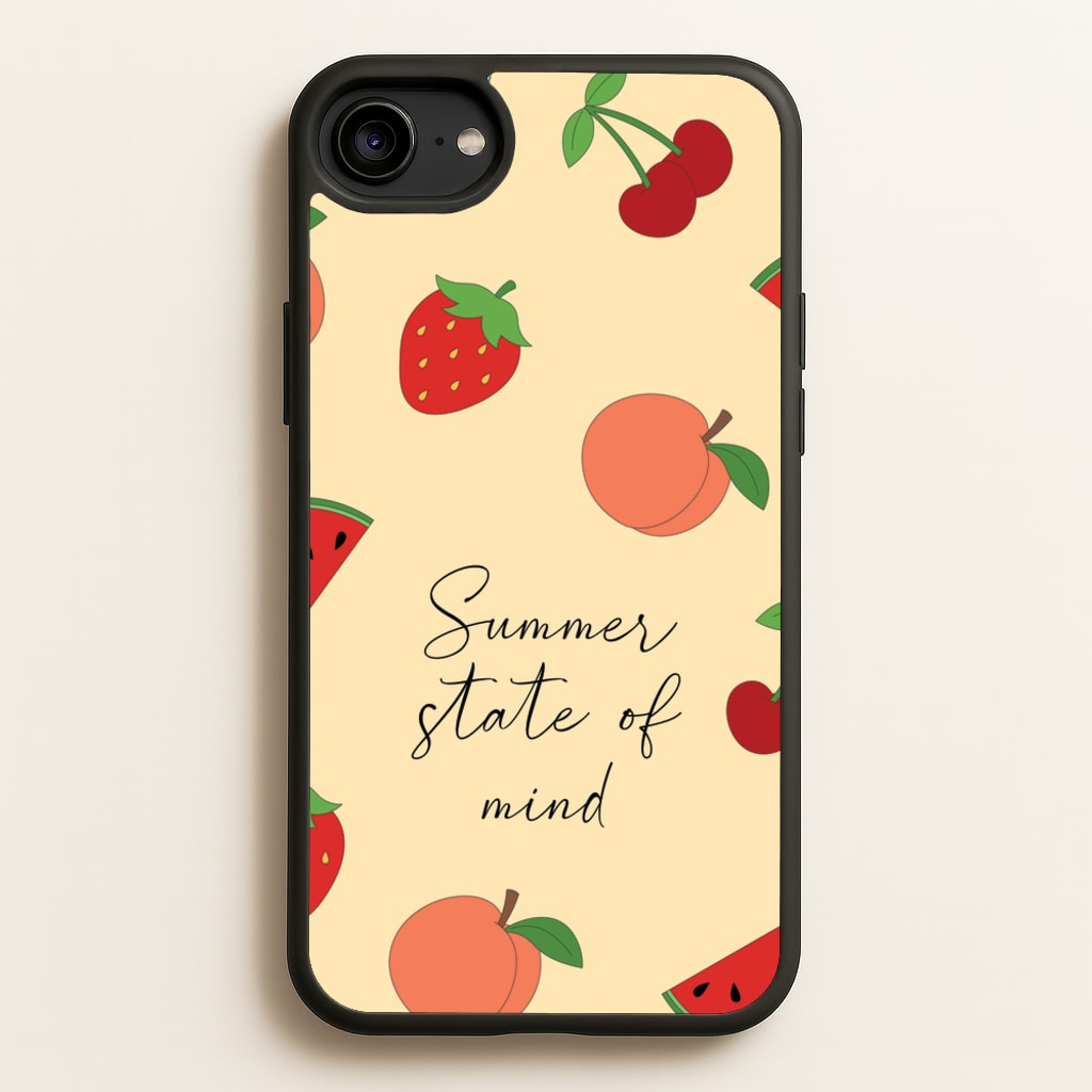 Summer State Of Mind Fruits Pattern - Hot Girl Summer Phone Case for iPhone 6 / 7 / 8 / SE