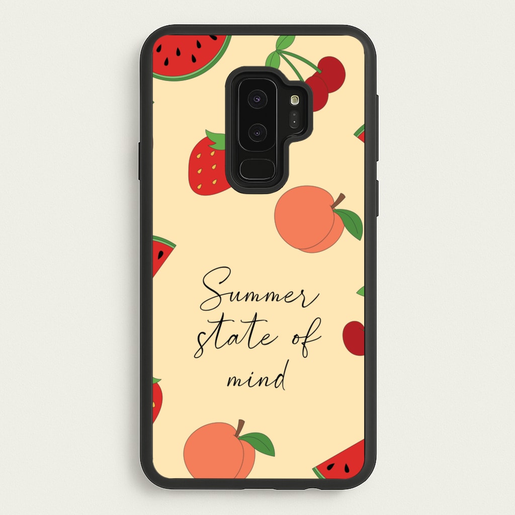 Summer State Of Mind Fruits Pattern - Hot Girl Summer Phone Case for Galaxy S9 Plus