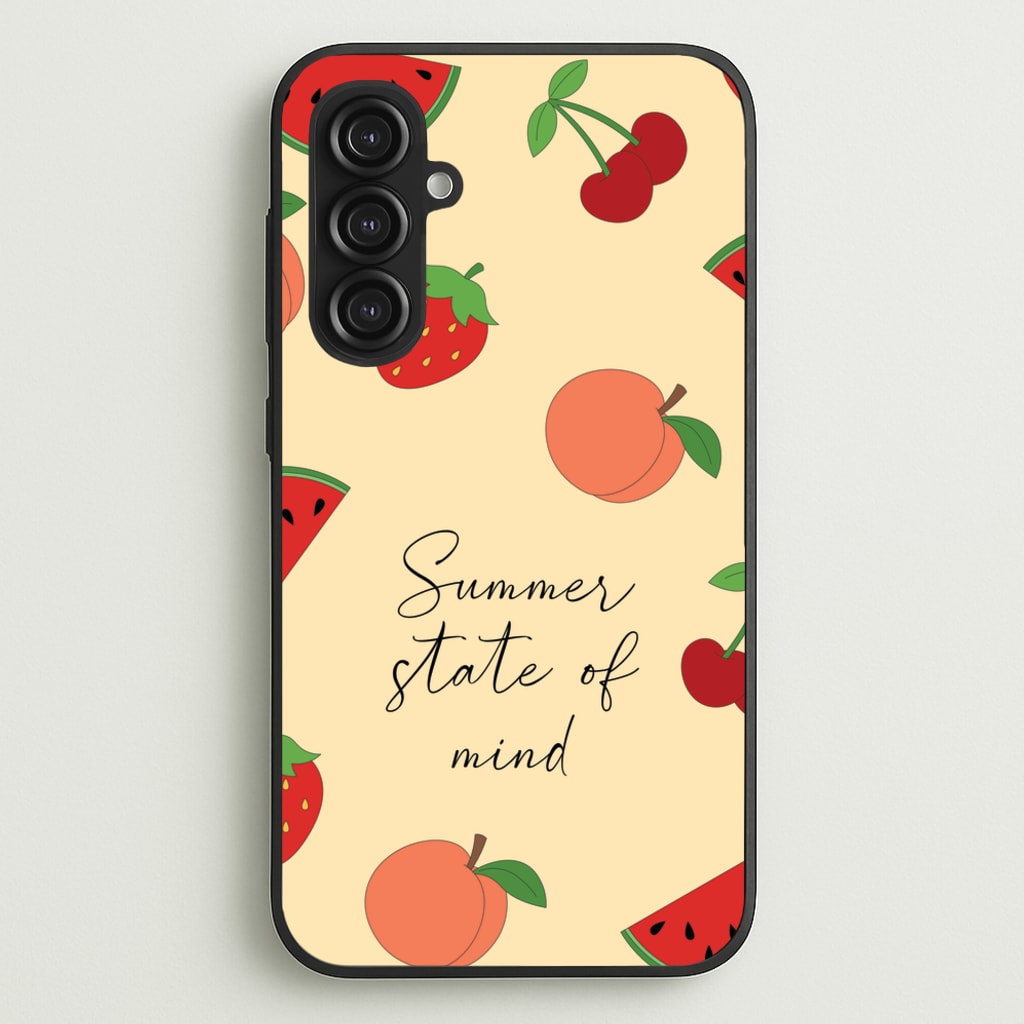 Summer State Of Mind Fruits Pattern - Hot Girl Summer Phone Case for Galaxy S23FE