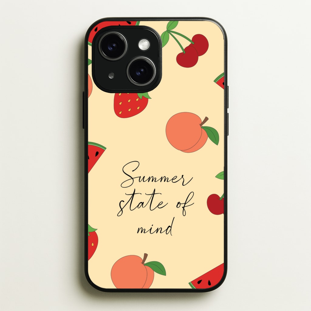 Summer State Of Mind Fruits Pattern - Hot Girl Summer Phone Case for iPhone 15 Plus