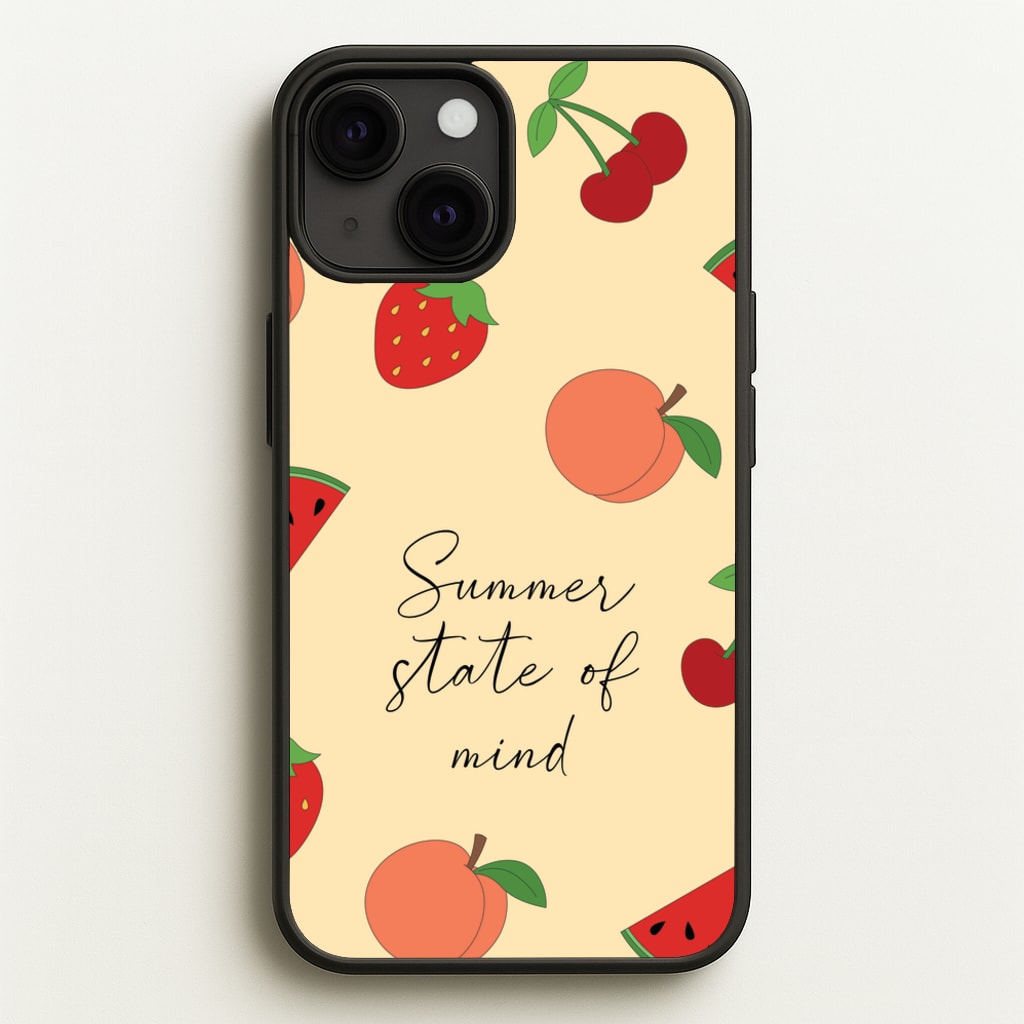 Summer State Of Mind Fruits Pattern - Hot Girl Summer Phone Case for iPhone 13 Mini
