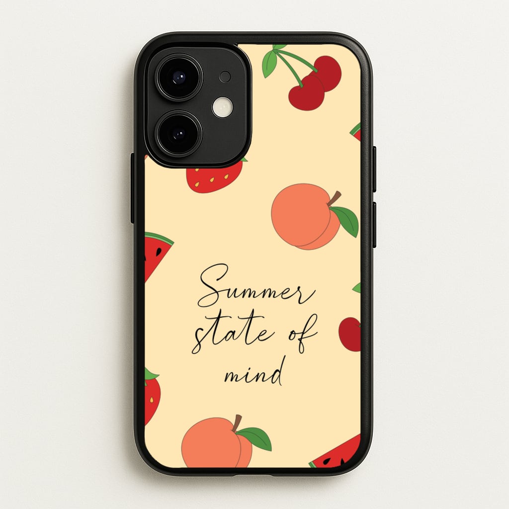 Summer State Of Mind Fruits Pattern - Hot Girl Summer Phone Case for iPhone 12 / 12 Pro