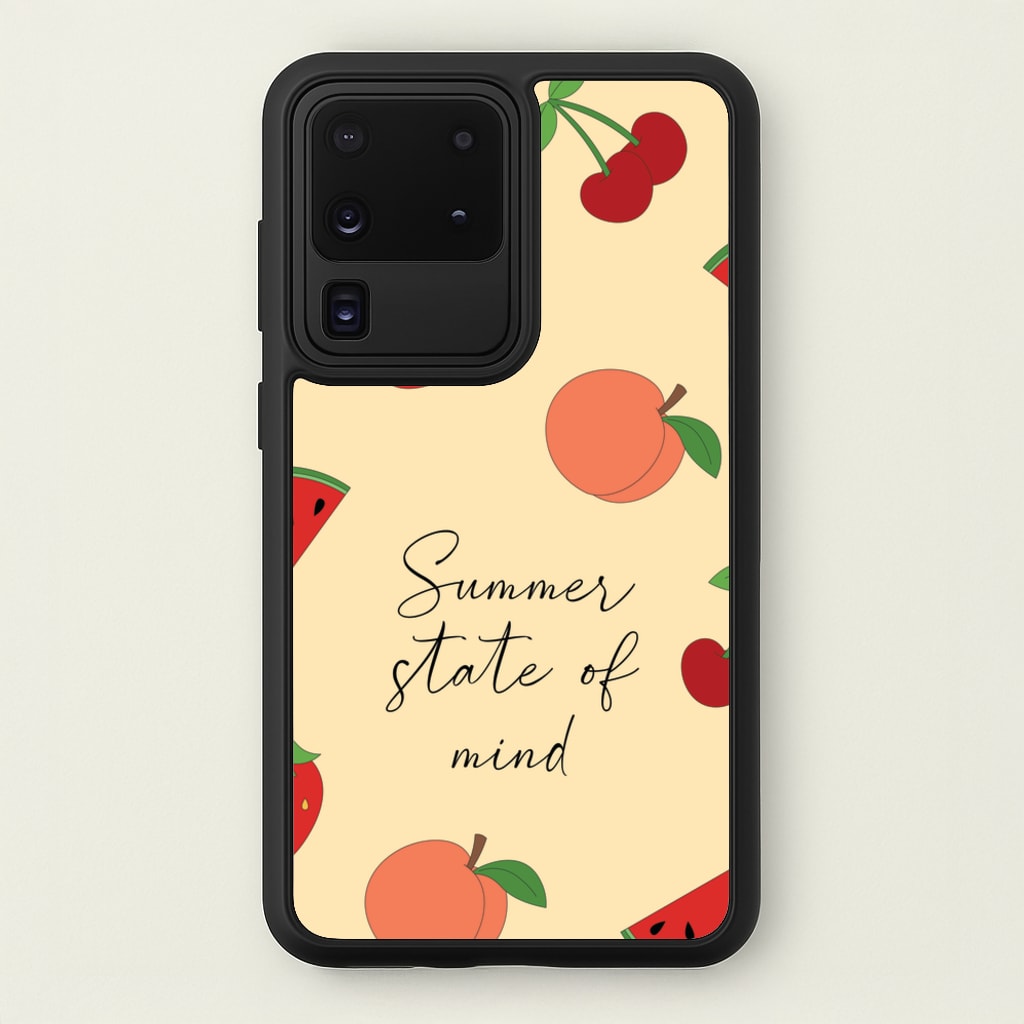 Summer State Of Mind Fruits Pattern - Hot Girl Summer Phone Case for Galaxy S20 Ultra