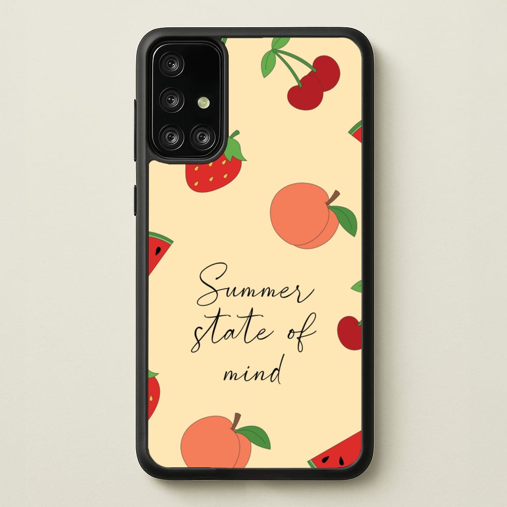 Summer State Of Mind Fruits Pattern - Hot Girl Summer Phone Case for Galaxy A71