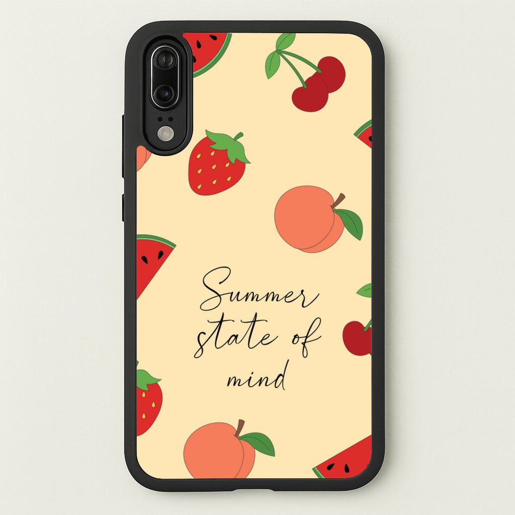 Summer State Of Mind Fruits Pattern - Hot Girl Summer Phone Case for Huawei P20