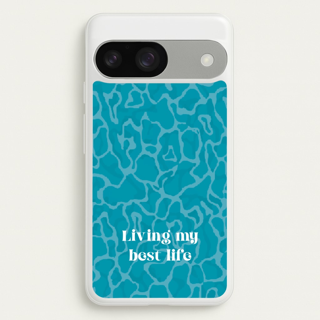 Living My Best Life Water Pattern - Hot Girl Summer Phone Case for Google Pixel 9 / 9 Pro