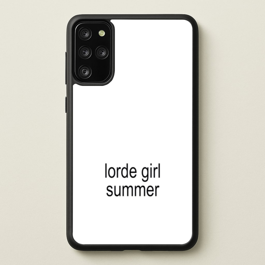 Lorde Girl Summer - Hot Girl Summer Phone Case for Galaxy S20 Plus