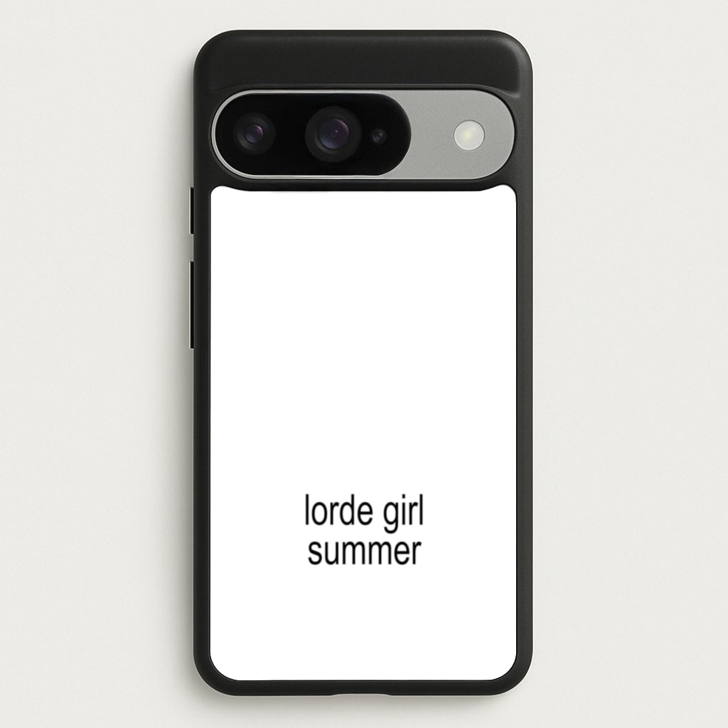 Lorde Girl Summer Phone Case for Google Pixel 10 / 10 Pro