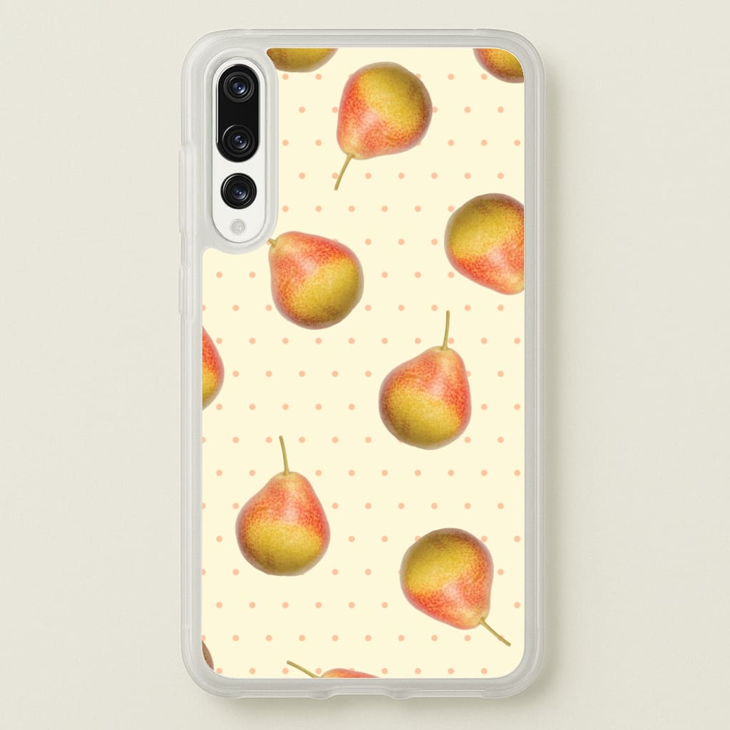 Pears And Polka Dots Pattern - Hot Girl Summer Phone Case for Huawei P20 Pro