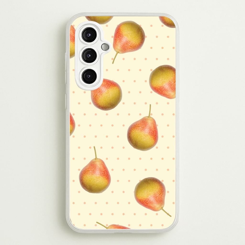 Pears And Polka Dots Pattern - Hot Girl Summer Phone Case for Galaxy A14
