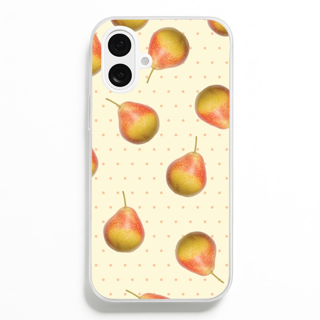 Pears And Polka Dots Pattern Phone Case