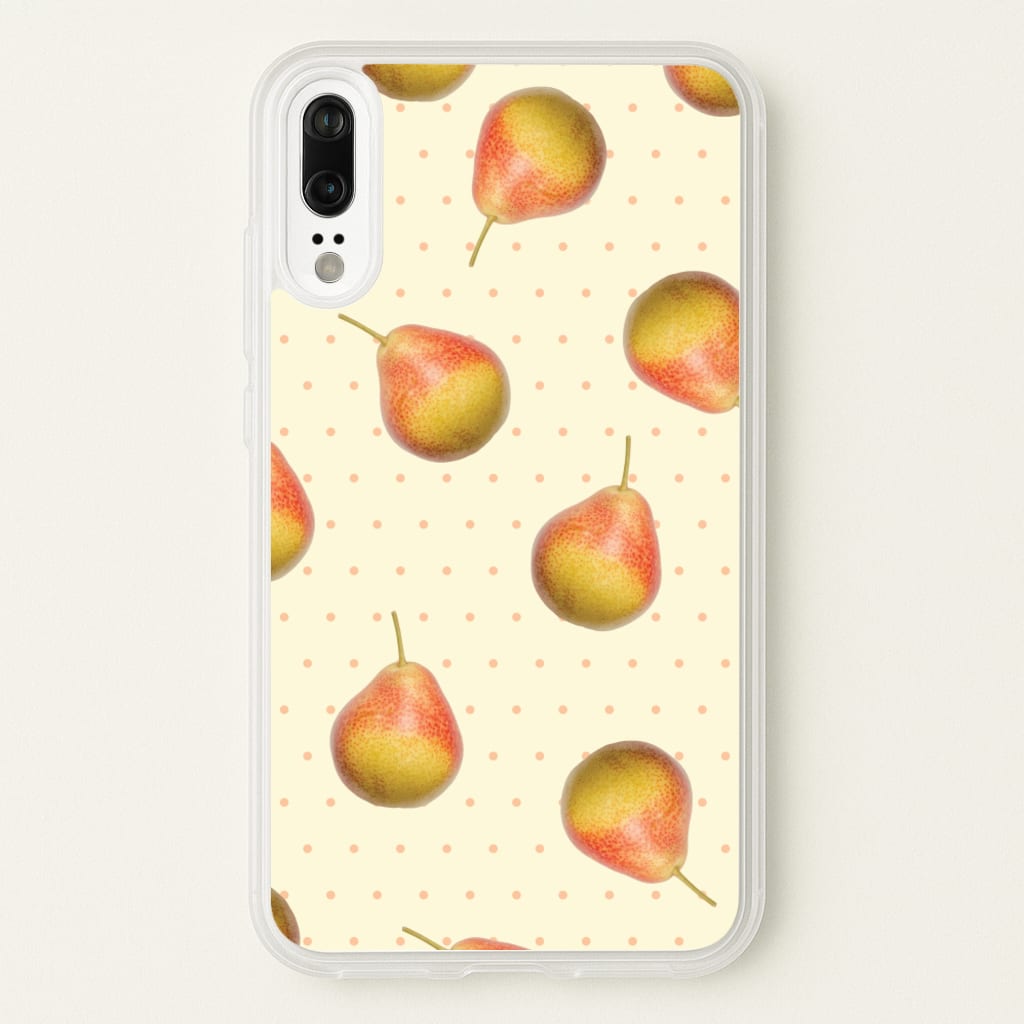 Pears And Polka Dots Pattern - Hot Girl Summer Phone Case for Huawei P20