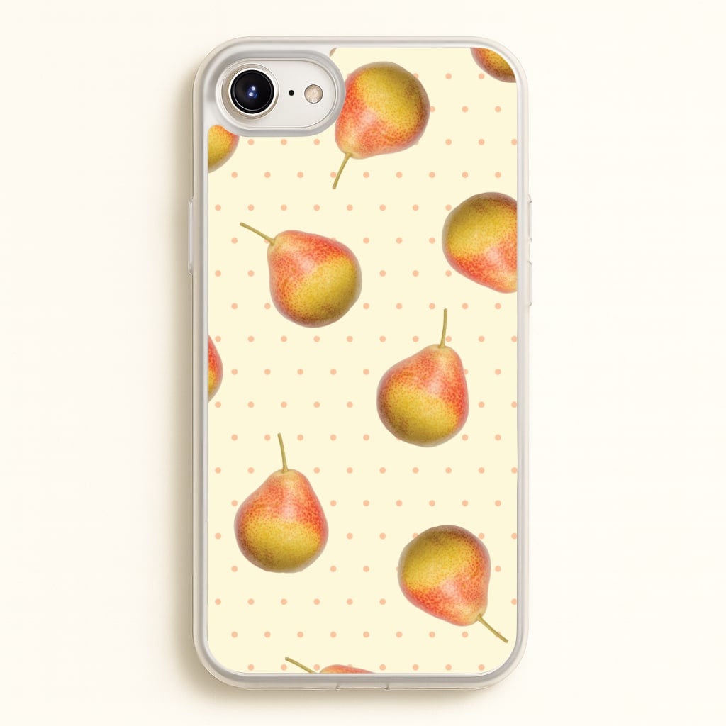 Pears And Polka Dots Pattern - Hot Girl Summer Phone Case for iPhone 6 Plus / 7 Plus / 8 Plus