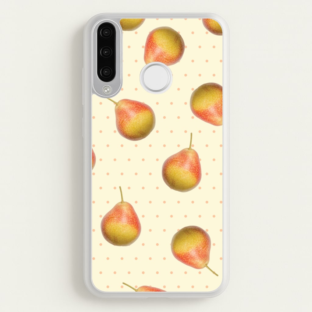 Pears And Polka Dots Pattern - Hot Girl Summer Phone Case for Huawei P30 Lite