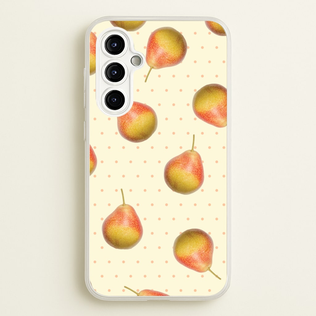 Pears And Polka Dots Pattern - Hot Girl Summer Phone Case for Galaxy A54