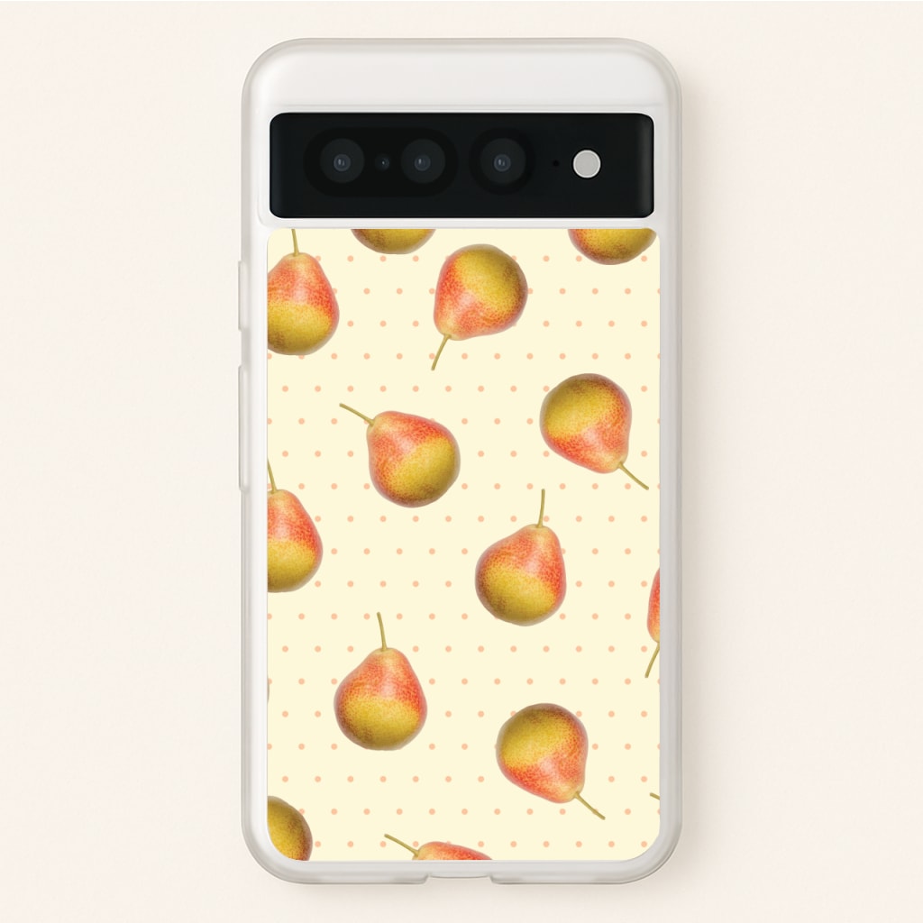 Pears And Polka Dots Pattern - Hot Girl Summer Phone Case for Google Pixel 7 Pro