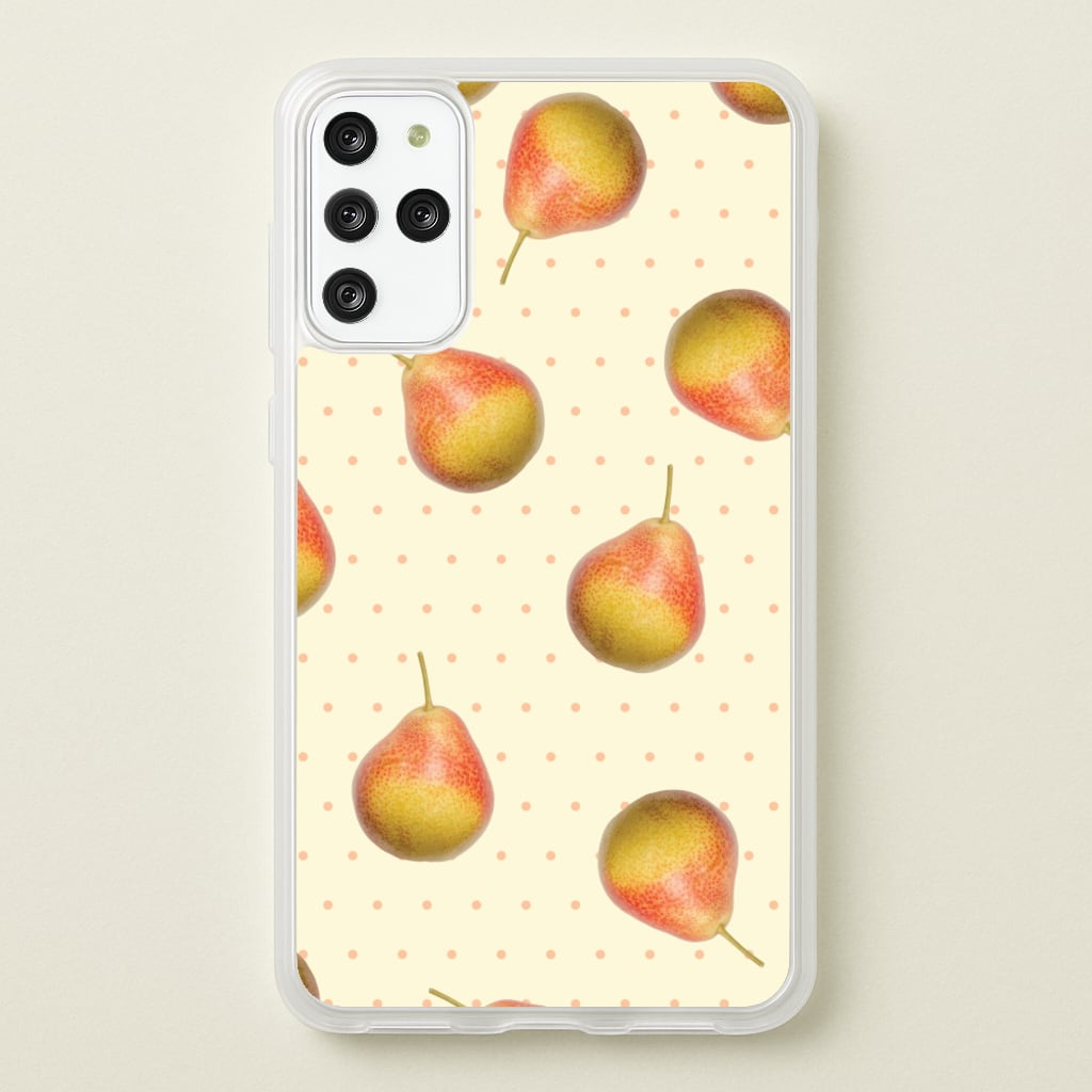 Pears And Polka Dots Pattern - Hot Girl Summer Phone Case for Galaxy S20 Plus