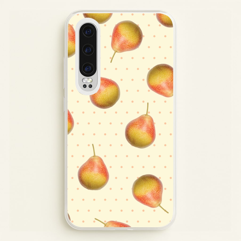 Pears And Polka Dots Pattern - Hot Girl Summer Phone Case for Huawei P30
